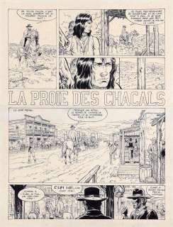 Swolfs | Durango, planche n°5 à l’encre de Chine de… | AZ auction