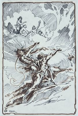 Roy Krenkel | Burning Torch | Shasta/Phoenix
