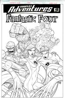 Roger Cruz - Marvel Adventures: Fantastic Four #48 Coverâ (Outstanding Images of All 4 Heroes!) 2009