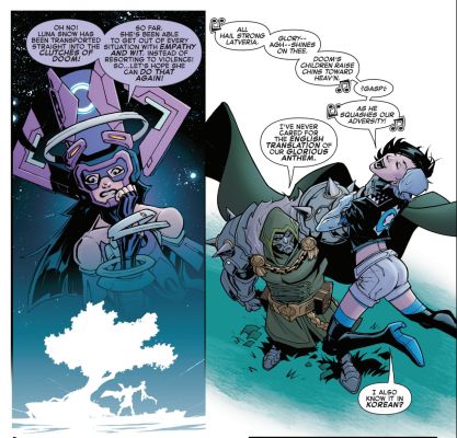 MARVEL RIVALS- LUNA SNOW, GALACTA, DOOM, DAREDEVIL - ERIC GAPSTUR | Comix Art Studio