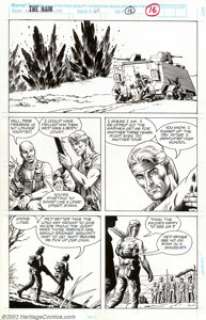 Russ Heath - Original Art for The Nam #65, pages 12 and 18 (Marvel, 1989). Two harrowing pages from this realistic - | Heritage
