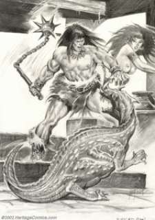 Josep Gual - Original Art Illustration (undated). Josep Gual is known for his fabulous pin-up and erotic art. In - | Heritage