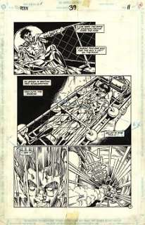 Staz Johnson & Stan Woch - Original Art Page  - DC Comics  - Robin #39  - Page 11  - (1997)