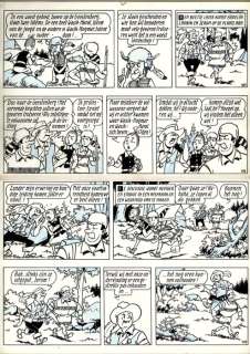Vandersteen, Willy | Originele pagina (p 43)  - Suske en Wiske  - Twee Toffe Totems  - (1970) | Catawiki