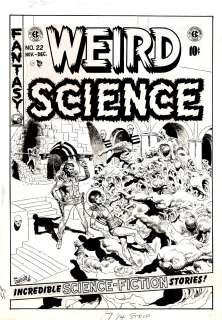 Wally Wood - weird science #22 cover (large art) 1953
