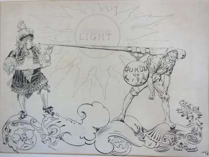 29: 1892 Daniel Carter Beard Life Magazine â€œThe Burden | Hess Fine Auctions