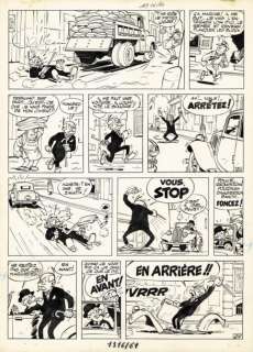 MAURICE TILLIEUX GIL JOURDAN PÃ¢tée explosive (T.12), Dupuis 1971 Planche originale... | Daniel Maghen Enchères
