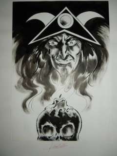 Biddeloo, Karel | Originele airbrush tekening  - Mixed-Media Art  - De Rode Ridder  - Bahaal  - (jaren ’80) | Catawiki