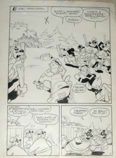 Bottaro, Luciano | original plate "Paperino e la doppia vigilia di Natale", 1957 | Catawiki