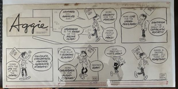original comic art of Aggie by Roy Fox from Ray EDW Collection 27.5”x14” | eBay US (Buy It Now)