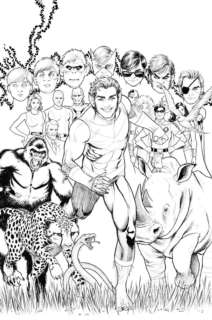 Nicola Scott - Titans - Beast Boy Solo Cover