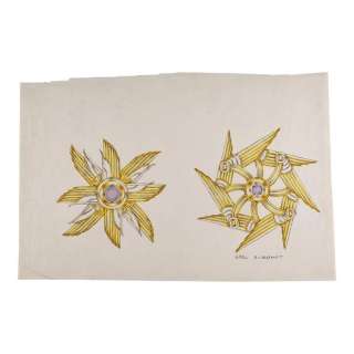 Hand-Drawn Greg Hildebrandt Glaive Designs / KRULL (1983) | Propstore