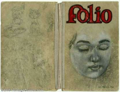 Robert Crumb - Original Cover Art for Folio (1961). This expressive cover from one of R. Crumb’s notorious - | Heritage