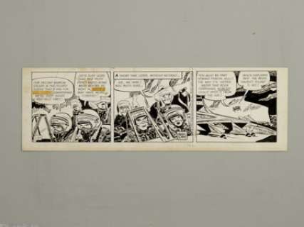 Frank Robbins - Johnny Hazard Daily Comic Strip Original Art, dated 1-27-60 (King Features Syndicate, 1960). Haz - | Heritage