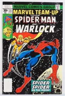 Marvel Comics Marvel Team-Up #55 Cover Color Guide | Bruneau & Co. Auctioneers