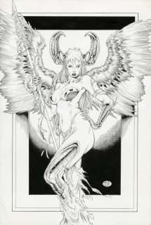 Michael Bair | Michael Bair Angelus Pinup | Big Wow Art