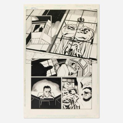 Ed McGuinness and Jason Martin, Mr. Majestic #2 Story Page 10 Original Art (DC Comics, 1999) | Landry Pop Auctions