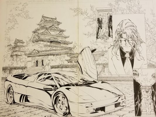 Michael Turner - Birth Page of Jackie Estacado the Darkness (Very 1St Appearance Ever) in Witchblade #10 By Michael Turner