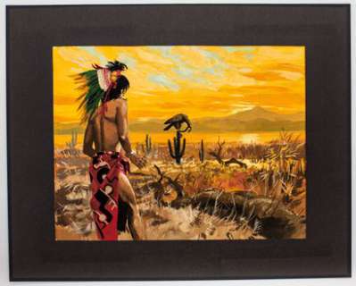 JOUBERT Pierre (1910 2002), peinture originale Ã  la gouache sur canson pour l’illustration de l’albu… | Maison Good