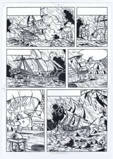 De Rop, Edward - Originele pagina in inkt (p.17) - Jerom 27 - Het Spookschip - (1969) | Catawiki