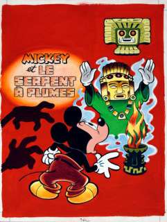 DISNEY (Studios) / MARIN,... - Lot 262 - Couverture Le journal de Mickey n°1549. Mickey et le...