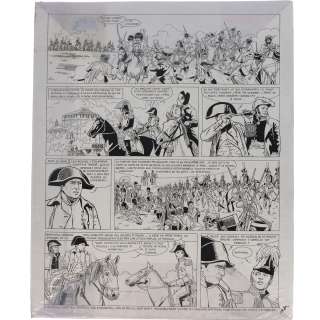 Torton Jean Dit Jeronaton (Né En 1942) | Napoléon Tome 4 Planche n°8 en noir et blanc Encre de Chine, signé Dimensions : 50 x 37,5 cm. | HVMC