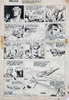 Sirius | L’Epervier bleu, planche n°44 et de fin Ã  l’encr… | Banque Dessinée