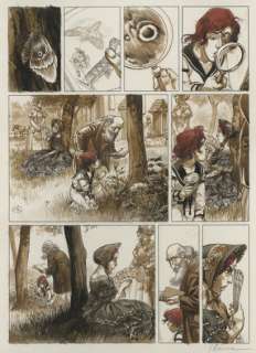 Yslaire (Né En 1957) | Sambre - Fleur de pavé Technique mixte sur papier pour... | Tessier Sarrou