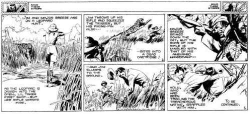 190: Alex Raymond Jungle Jim topper 10/2/38 | Russ Cochran