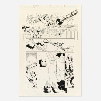 Lot 357 - Mike Norton, The All-New Atom #7 Story Page 13 Original Art (DC Comics, 2007) | Landry Pop Auctions