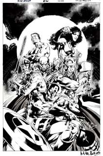 Mike Perkins - She-Hulk #161 Cover (Captain America, Thor, She-Hulk, Black Knight, Wasp, Sub-Mariner, Dr. Druid!) 2017