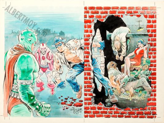 Will Eisner - Hero Illustrated Issue 17 Page Gatefold Cover