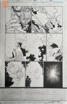 John Romita Jr. Danny Miki | All-Star Batman 3 Pg 22 (Dc, 2016) End Page | Will’s Comic Art Page