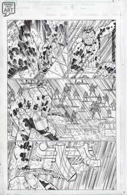 John Romita Jr | Punisher Dark Reign 1 Page 15 | Panel Page Art