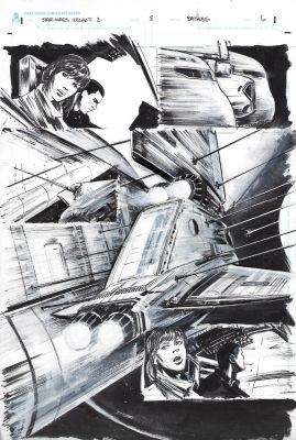 Brian Thies | Star Wars Legacy Issue 08 Page 06 | Splash Page