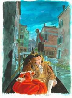 Lot #564 | Warnauts. Couverture originale Suites Vénitiennes | BDEnchères