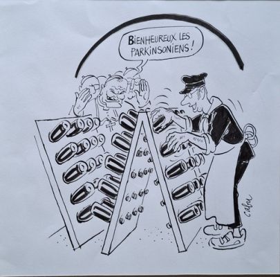 Cabu Dessin Original Signé Tignous Béni par Jean Paul 2 | eBay Europe
