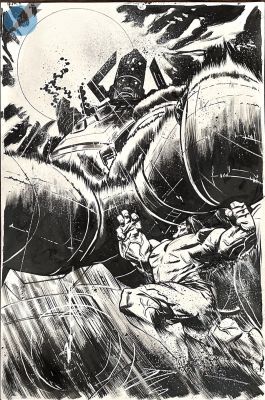 Sanford Greene | The Incredible Hulk Issue 26 Page Cover | Felix Comic Art
