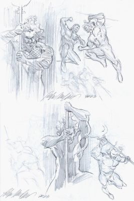 Felipe Massafera | Action #1060 (2 Cover Prelims Drawn on Front & Back) 2023 | Romitaman