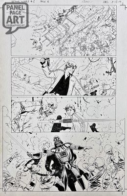 John Cassaday | Star Wars 2 Page 6 | Panel Page Art