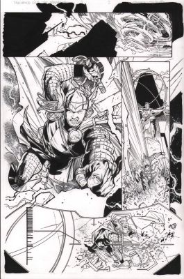 Jay Leisten | Predator Kills the Marvel Universe #4 P.2 - Great Thor - Signed - 2025 | Anthony’s Comic Book Art
