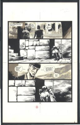 Tim Sale | Tim Sale Thieves’ Large World Large Art - Dungeon Interogation Issue Thieve’s World Page 48 | Koch Comic Art