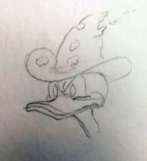 Barks, Carl - Original sketch - pencil and color pencil - Donald Duck | Catawiki
