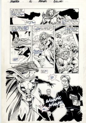 Paul Abrams Maria Beccari | Mantra Spear of Destiny - 1995 Ultraverse / Malibu Issue 1 Page 12 | Catskill Comics