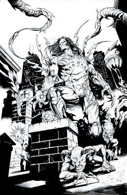 R.D. Brown | Darkness Issue 01 Page Variant Cover | ComiConArt