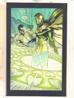 John Kalisz, Prentis Rollins, Rags Morales | Hawkman #8 P.20 Color Guide Art - Doctor Fate 100% Splash - 2002 | Anthony’s Comic Book Art
