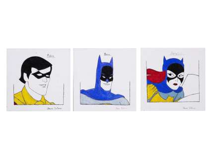 AMERICAN SUPERHERO INK PAINTINGS BY SHANE JEFFERSON | misc / divers