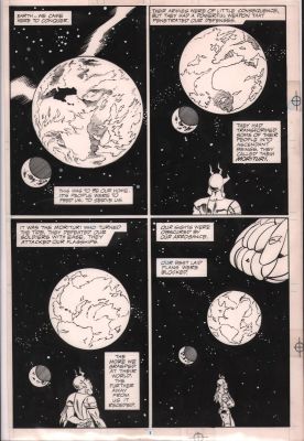 Tony Dezuniga | Planet Earth Panel Page | Anthony’s Comic Book Art