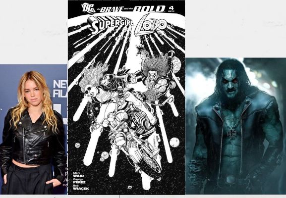 George Perez | Perez, George - Dc Brave & Bold #4 Larger Cover, Biker Supergirl & Lobo, 2007 - Inspiration For Current Film | Cool Lines Art