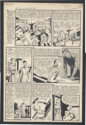 Fred Guardineer | Golden Age Great Guardineer Romance Art - Lush Inks - Girl Visits Brother Behind Bars Issue Dream Book of Love # 2 Page 6 | Koch Comic Art